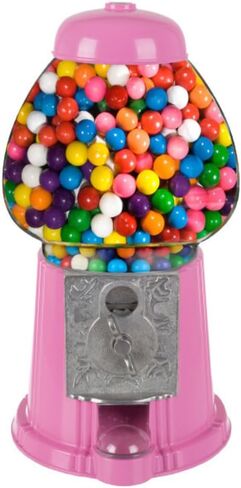 Great Northern Popcorn Gumball Machine with Coin Bank, Pink, 15" in Saudi Arabia