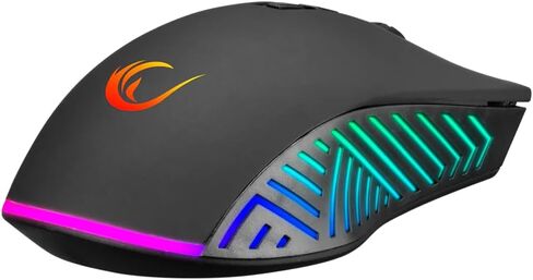 Rampage SMX-G68 Spear Full RGB 7200DPI Black 7D Macrol Gaming Gaming Mouse in Kuwait