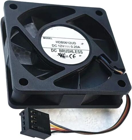 HDB0612UD 6015 6cm Dual Ball Bearing Fan 12V 0.20A 4-Wire Cooling in Kuwait