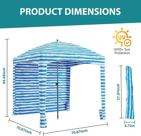 OLIXIS Beach Tent, Canopy Tent, Cool Cabana, Beach Canopy in Kuwait