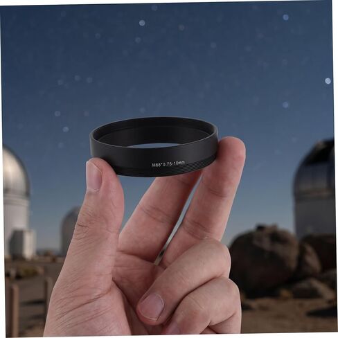 SHINEOFI Telescope Focal Adapter 10mm M68x0.75 Aluminum Alloy Astronomy Camera Adapter with Robust Construction and Versatile Compatibility for Astrophotography in Kuwait