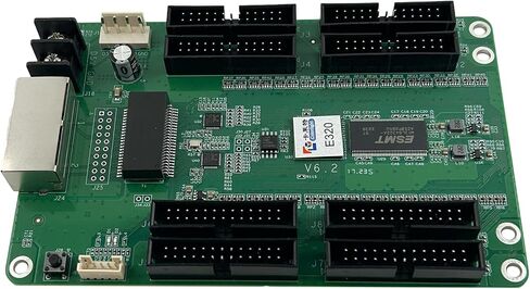 بطاقة استقبال Colorlight E320 LED من Azar Pixel | وحدة تحكم بشاشة LED ملونة كاملة عالية الأداء مع واجهة HUB320 | تحميل 256 × 1024 بكسل، معدل إطار 240 هرتز، ألوان متكيفة ومعايرة جاما in Kuwait