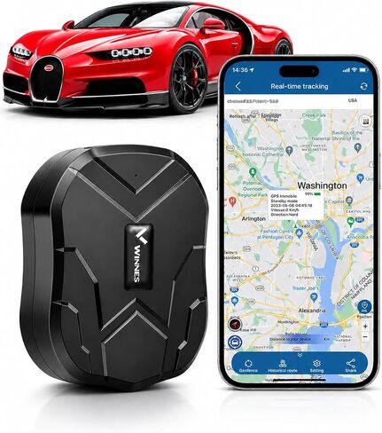 Winnes 4G GPS Tracker for Vehicles No Subscription,180-Day Standby TK905B in Kuwait