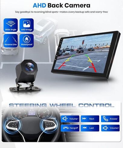 [Android 15/4G+64G] 5Ghz-WiFi Car Radio Stereo for Honda CRV 2007-2011 with Wireless CarPlay/Android Auto, 9 inch IPS Touchscreen GPS Head Unit Bluetooth5.0 SWC DSP Audio Mic HD Rear Camera in Kuwait