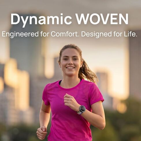 6-PACK Nylon Band for Spade & Co Health Smartwatch 4, Lightweight Breathable Adjustable Replacement Strap Wristband Women in Saudi Arabia