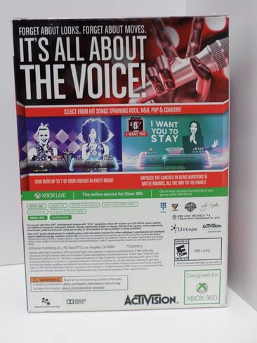 The Voice Bundle with 2 Microphones - Xbox 360 in Kuwait
