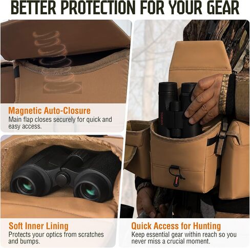 Binocular Harness Chest Pack with Magnetic Closure in Kuwait