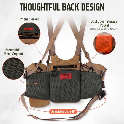 Binocular Harness Chest Pack with Magnetic Closure in Kuwait