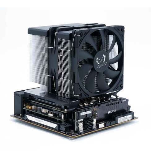 Scythe Fuma 3 CPU Air Cooler, Intel LGA1700, LGA1151, AMD AM5/Ryzen 120mm, Dual Tower, Black Top Cover in Saudi Arabia