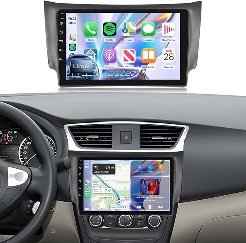 Linux Car Stereo Upgrade for Nissan Sentra 2013-2017 Carplay Android Auto in Saudi Arabia