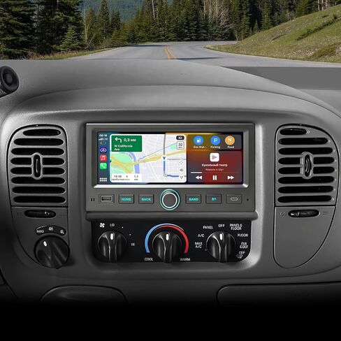 Car Stereo Radio with Wireless Carplay Android Auto GPS Navi for Ford F150 F250 F350 Expedition Explorer Crown Victoria Mustang/Lincoln Navigator Town Car/Mercury Villager Grand Marquis 1998-2003 in Kuwait