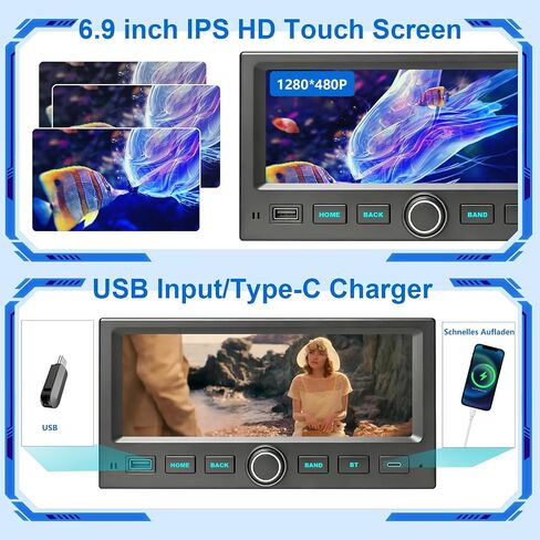 Car Stereo Radio with Wireless Carplay Android Auto GPS Navi for Ford F150 F250 F350 Expedition Explorer Crown Victoria Mustang/Lincoln Navigator Town Car/Mercury Villager Grand Marquis 1998-2003 in Kuwait