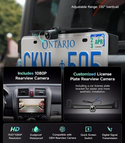 Car Radio Stereo for Honda CR-V 06-11, Wireless CarPlay & Android Auto in Kuwait
