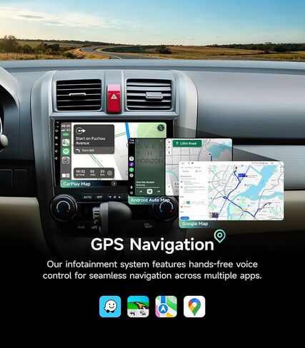 Car Radio Stereo for Honda CR-V 06-11, Wireless CarPlay & Android Auto in Kuwait