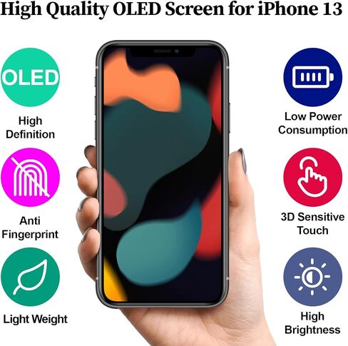for iPhone 13 OLED Screen Replacement Kit [Not LCD] in Kuwait