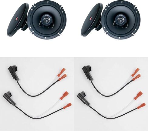 CERWIN-VEGA! XED62 6.5" (2 Pair) w/Speaker Wiring Harness for Select 1988-up GM Vehicles in Saudi Arabia