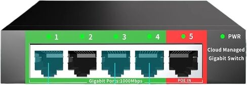 4-Port Gigabit Network 48V POE-in Ethernet Extender 1000Mbps in Saudi Arabia
