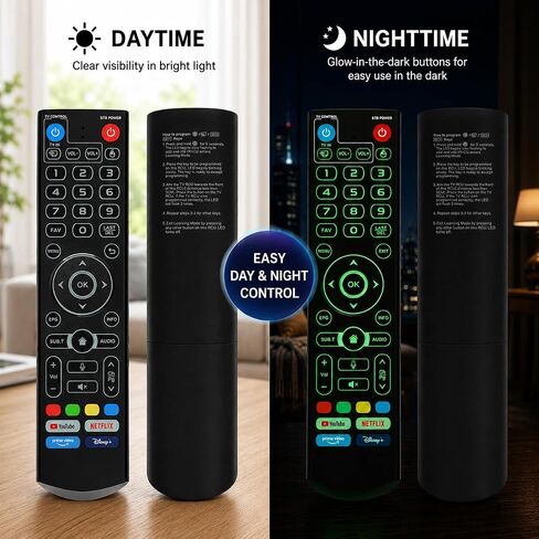 Backlight V5 Pro Voice Remote Control, Backlight Voice Remote Control Compatible with vSeeBox V5 Pro,3 Pro, V3 Plus in Kuwait