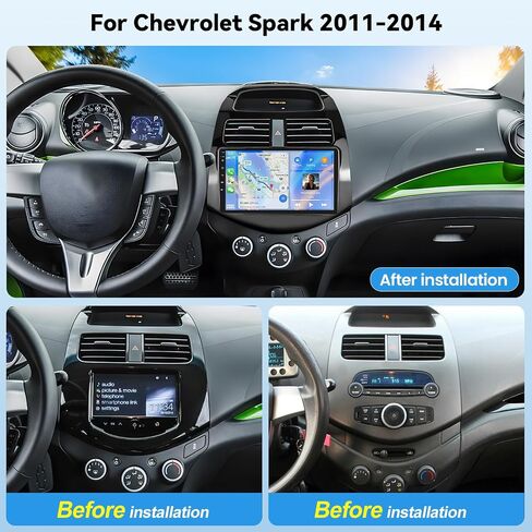 Android 15 4G+64G for Chevrolet Spark 2011 2012 2013 2014 Car Radio Stereo in Saudi Arabia