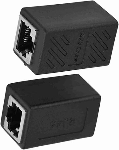 Aoresac 2PCS Ethernet LAN Network Connector Ethernet Network RJ45 Female to in Kuwait
