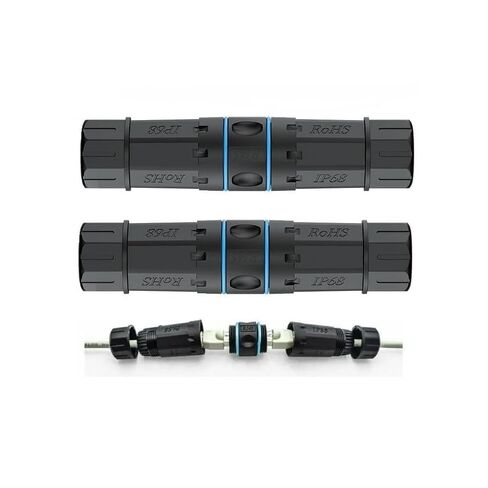 2 Pack Сat6 Сat5e rj45 Inline Outdoor Waterproof Shielded Cable Extender Coupler in Kuwait