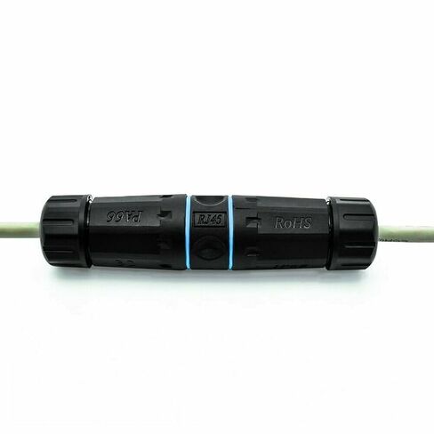 2 Pack Сat6 Сat5e rj45 Inline Outdoor Waterproof Shielded Cable Extender Coupler in Kuwait