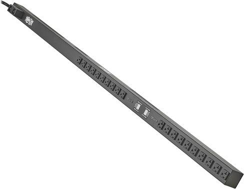 Tripp Lite 1.44kW Metered PDU 15A with Isobar Surge Protection, 3840 Joules, 120V, 16 Outlets Standard NEMA 5-15R, 15 ft. Power Cord (L5-30P), 0U Vertical Rackmount, 2-Year Warranty (PDUMV15-ISO) in Saudi Arabia