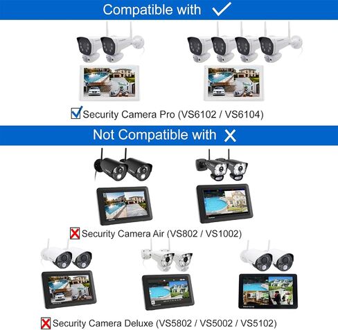 CasaCam 2K Floodlight Security Camera Pro, AC Powered Add-on Camera VC6000 in Kuwait
