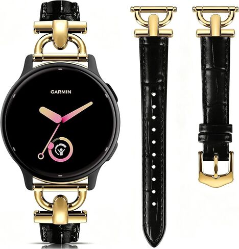 Leather Band Compatible with Vivoactive 5 in Kuwait
