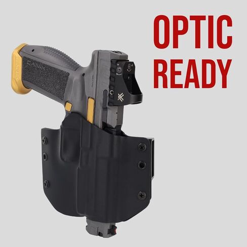 Outlaw Holsters Matte Black OWB Holster (Right-Hand, Walther PDP 4""/ F-Series 4"") in Kuwait