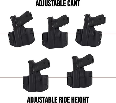 Outlaw Holsters Matte Black OWB Holster (Right-Hand, Walther PDP 4""/ F-Series 4"") in Kuwait