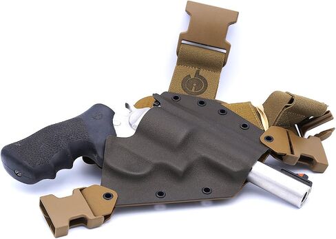 Kenai Chest Holster for a S&W N Frame, Right Hand, Mas/Grey-Coyote Tan in Kuwait