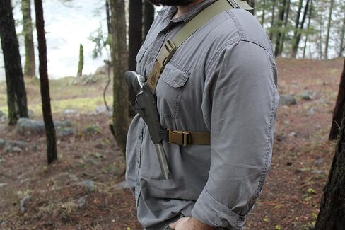 Kenai Chest Holster for a S&W N Frame, Right Hand, Mas/Grey-Coyote Tan in Kuwait