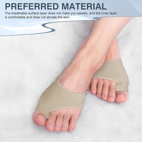 KTSAY 2PCS Bunion Corrector for Women & Men, Big Toe Straightener with Splint & Pads, Comfortable & Breathable for Day/Night Support, Hallux Valgus Pain Relief Non-Slip Socks (1, Black) in Saudi Arabia