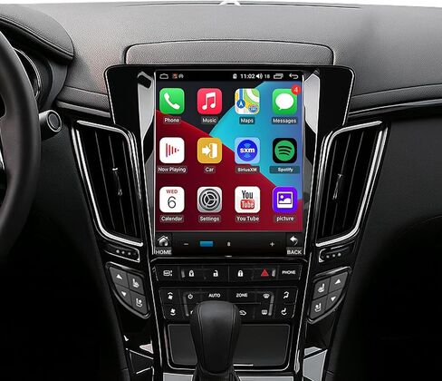 4G Network Radio for Cadillac CTS 2008-2014 Upgrade,QLED Touch Screen Replacement,CarPlay and Android Auto Ready,Keep OEM Camera and SWC in Kuwait