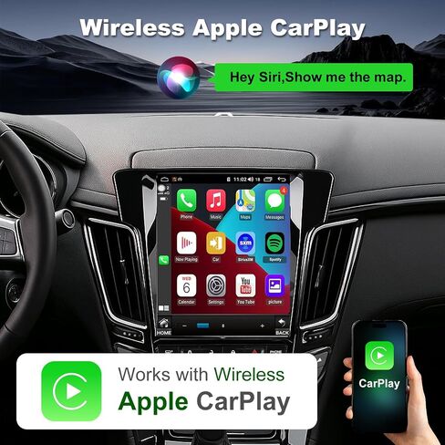 4G Network Radio for Cadillac CTS 2008-2014 Upgrade,QLED Touch Screen Replacement,CarPlay and Android Auto Ready,Keep OEM Camera and SWC in Kuwait