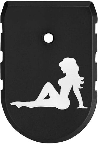 NDZ Performance Extra Thick Magazine Base Plate for Walther PDP, Anodized Aluminum Exterior Component, Laser Engraved – Made in the USA in Kuwait