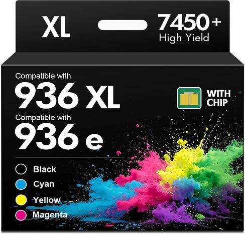 936 936XL 9125e Ink Cartridges Combo Pack for HP Printers 9120e 9730e 936e in Kuwait
