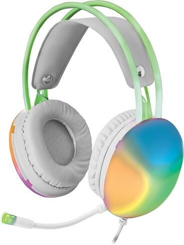 XTREME Wired Rainbow Multicolor Gaming Headset w/Microphone: Stereo Surround, Bluetooth, 50mm headsets Compatible with PS5 Mac Xbox One PC PlayStation 5 Head Set in Kuwait
