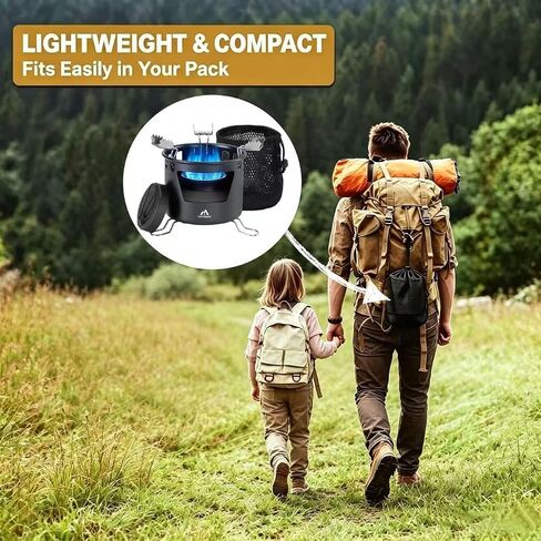 THTYBROS Alcohol Stove Set with Foldable Stand Camping Stove in Kuwait