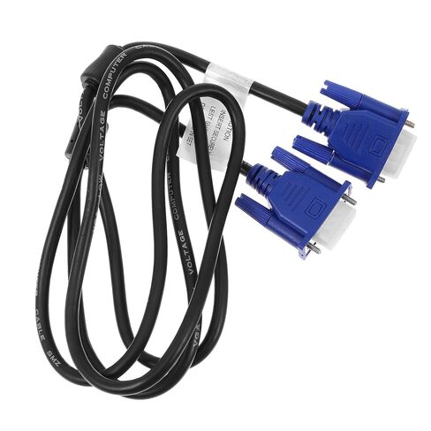 2pcs Vga Cable for Lightweight Vga Connector for Laptop Monitor Projector Replacement Data Cord Transmission in Kuwait