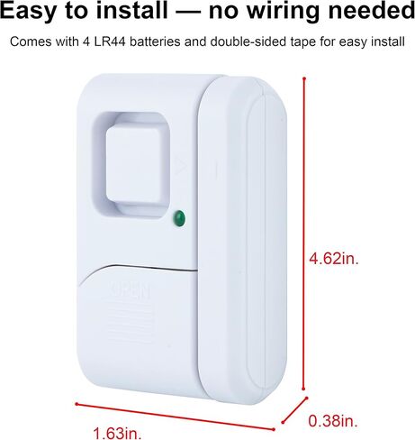 UltraPro Personal Security Window and Door Alarm, 5 Pack, Wireless Chime in Kuwait