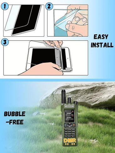 [2 Pack] for BAOFENG UV32/DM32 Hydrogel Film Screen Protector. Self-Healing Anti-Scratch Bubble Free Easy Installation. in Kuwait