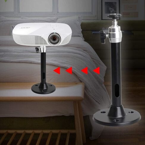 Mini Ceiling Wall Projector Mount Stand 175mm, Black in Kuwait