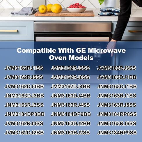WB34X25406 Microwave Top Vent Grille Compatible with GE Microwave Vent Kit JNM3163RJ3SS,JNM3163RJ1SS,JNM3163RJ5SS,JVM3162RJ3SS,Replaces Microwave Vent Grille AP6040821,PS11774030,EAP11774030 in Kuwait