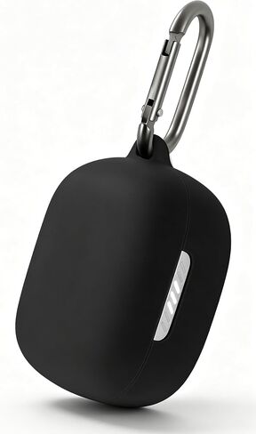 حافظة سيليكون Geiomoo متوافقة مع JBL Live Pro TWS 2، JBL Live Pro+ TWS غطاء واقٍ مع حلقة تسلق (أزرق داكن) in Kuwait