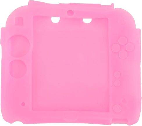 Silicone Case for Controller, Portable Anti-Scratch Protective Cover with Precise Cutouts for 2DS, with Top and Bottom Screen Protectors for the Controller in Saudi Arabia