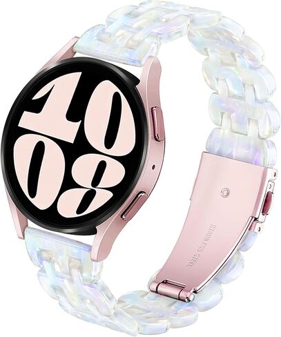 ygtiecs متوافق مع Samsung Galaxy Watch 7 Fe 6 5 4 40mm 44mm ، 5 Pro 45mm ، مشاهدة 6 4 الكلاسيكية 43/47mm 42/46 مم ، مشاهدة 3 41 مم ، نشط 2 40/44 مم ، 20 مم راتنجات ناع in Kuwait