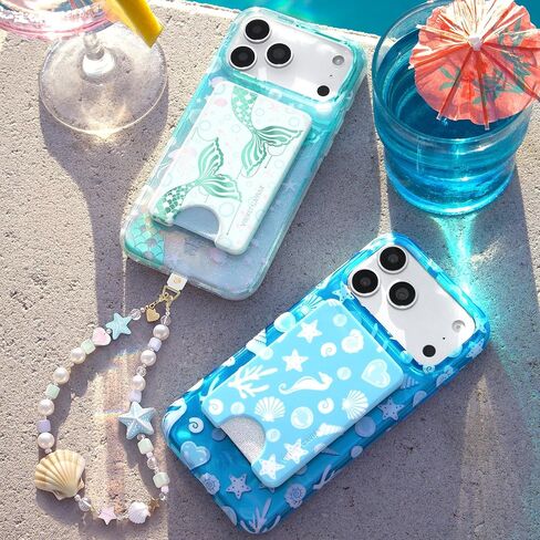 VELVET CAVIAR Phone Charm Wrist Strap - Cute Lanyard Accessory for Women - Compatible with all Phone Cases (Seashells) in Saudi Arabia