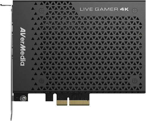 AVerMedia GC573 Live Gamer 4K، بطاقة التقاط داخلية، بث وتسجيل 4K60 HDR10 مع زمن وصول منخفض للغاية على PS5، PS4 Pro، Xbox Series X/S، Xbox One X، في OBS، Twitch، YouTube in Kuwait